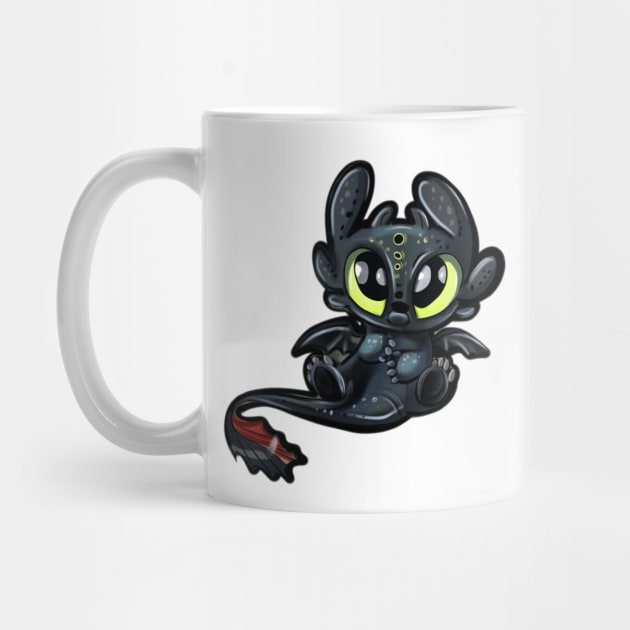 Toothless How To Train Your Dragon fan T-Shirt by ISFdraw